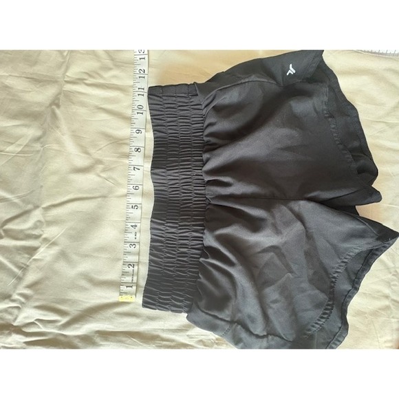 Old Navy Girls Mid Rise Active Running Shorts Elastic Waist Size M 8-9 Black - Picture 5 of 13